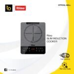 Riino Ultra Slim Induction Cooker Germany Technology Portable Sensor Control Setting Cookware (2000W) - GREY A37