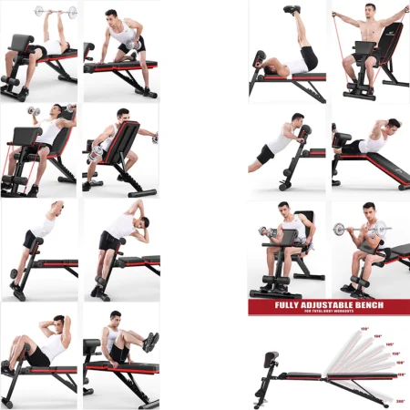 Adjustable Gym Weight Bench Press Chair